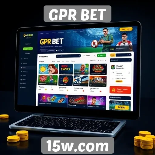 Interface do usuário do site GPR BET é intuitiva