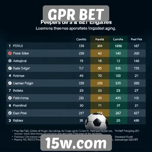 Comparativo de odds entre GPR BET e concorrentes